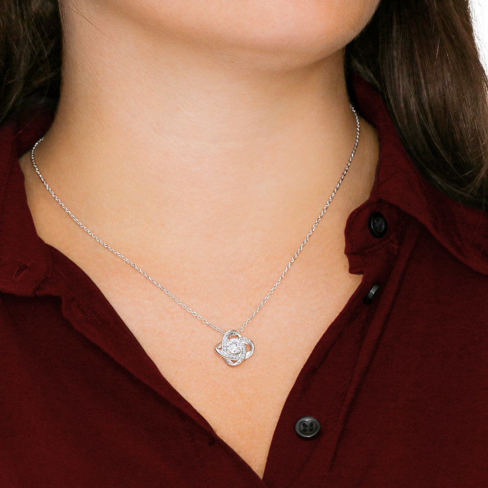 Never Should Have Hurt You | Love Knot Necklace