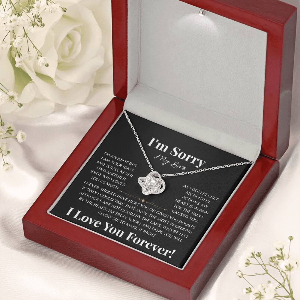 Never Should Have Hurt You | Love Knot Necklace