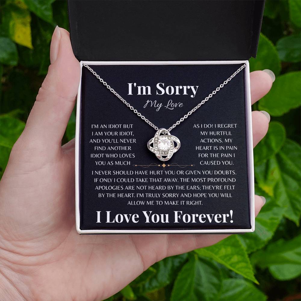 Never Should Have Hurt You | Love Knot Necklace