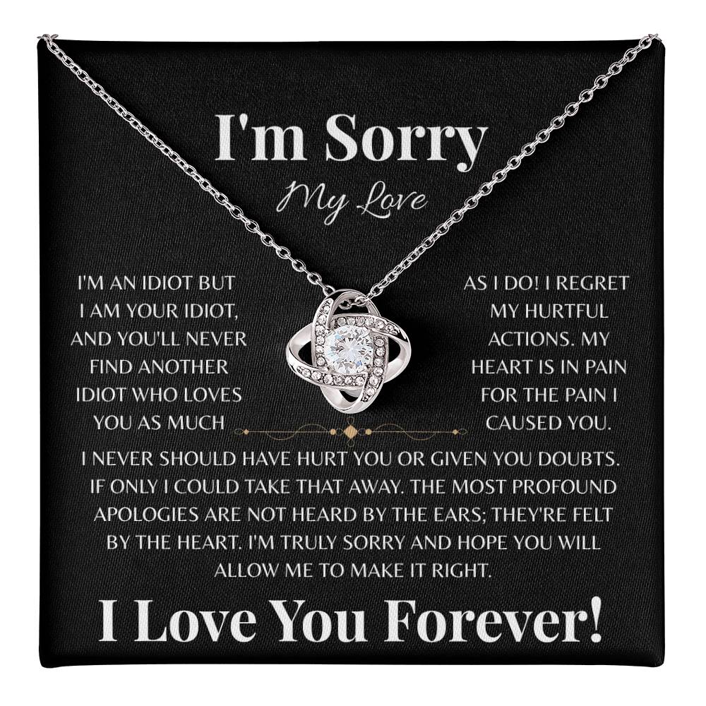 Never Should Have Hurt You | Love Knot Necklace