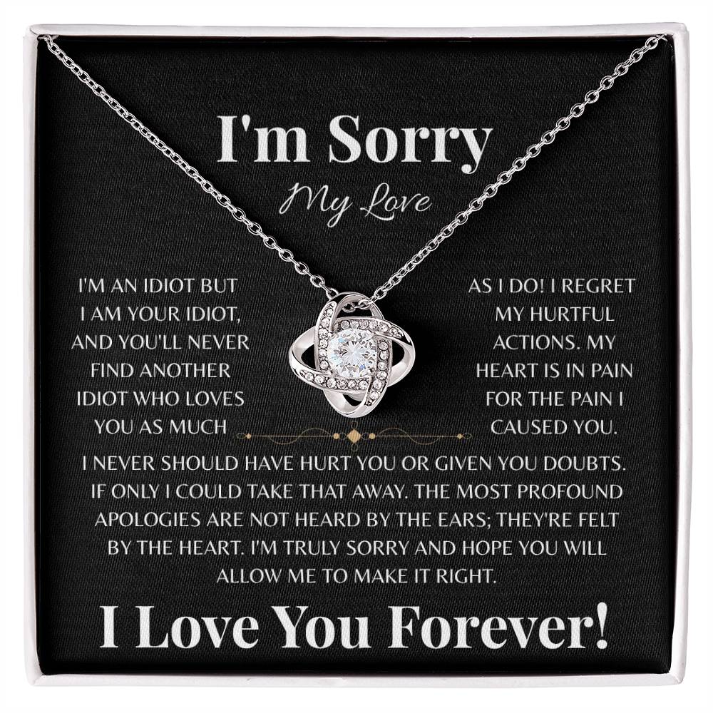 Never Should Have Hurt You | Love Knot Necklace
