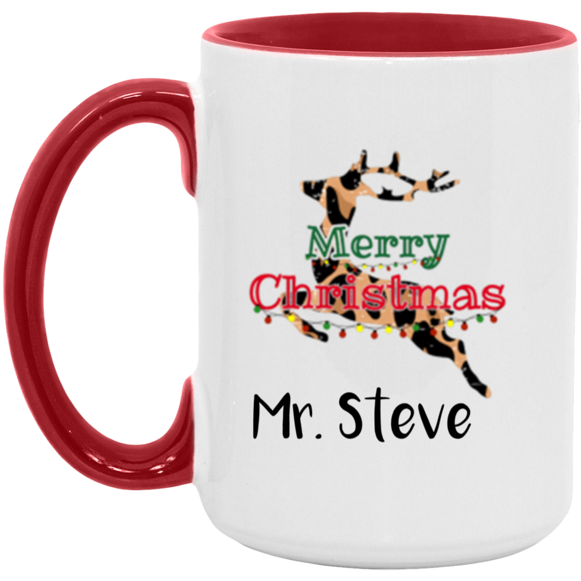 Personalized Merry Christmas 11OZ & 15 OZ Mugs