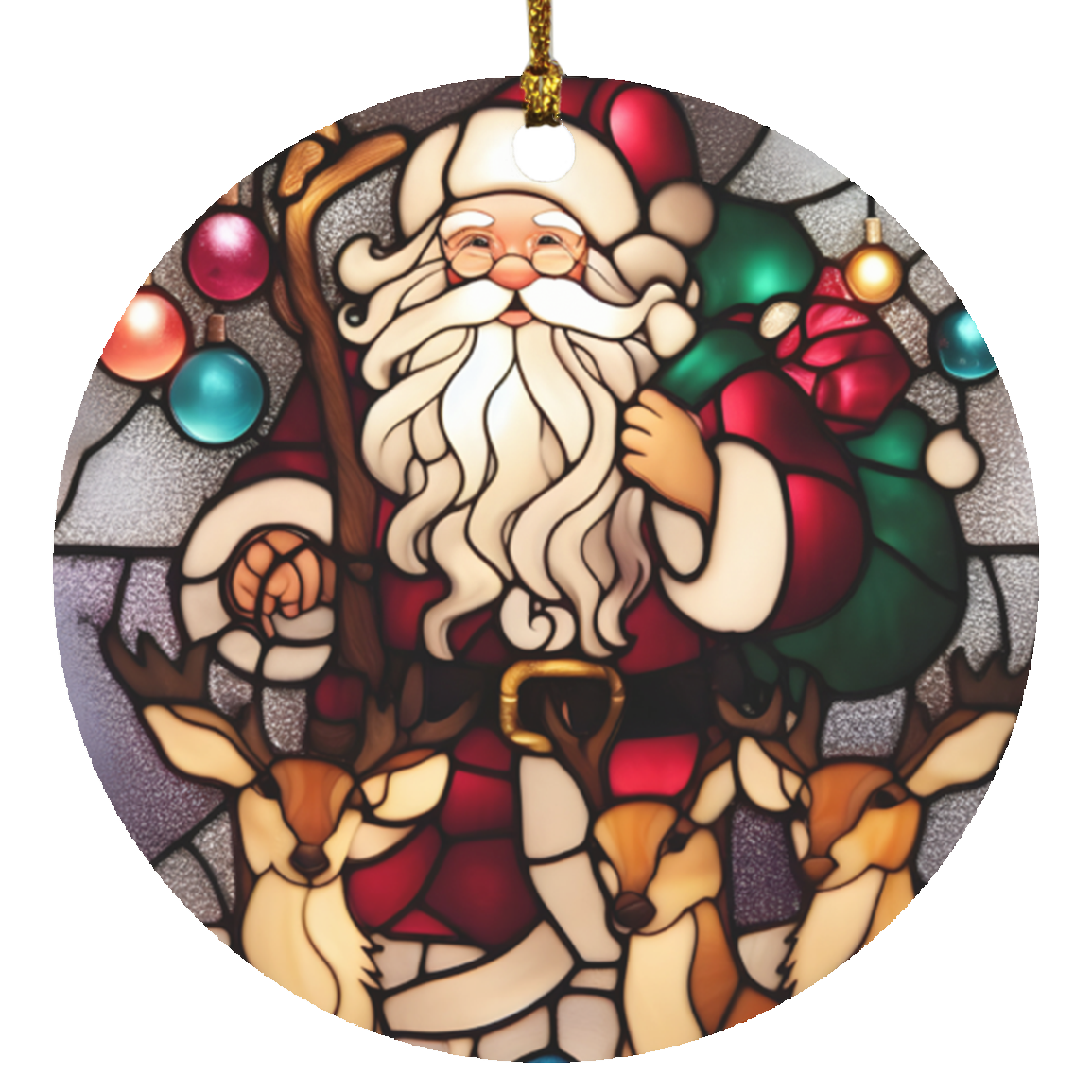 Santa Christmas Ornament