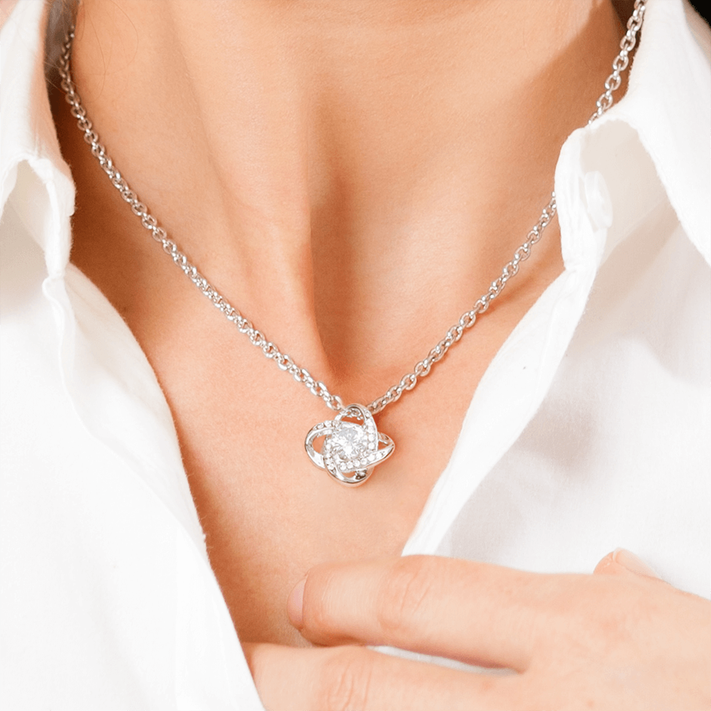 Never Should Have Hurt You | Love Knot Necklace