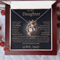 Forever Love Necklace Dad To My Daughter
