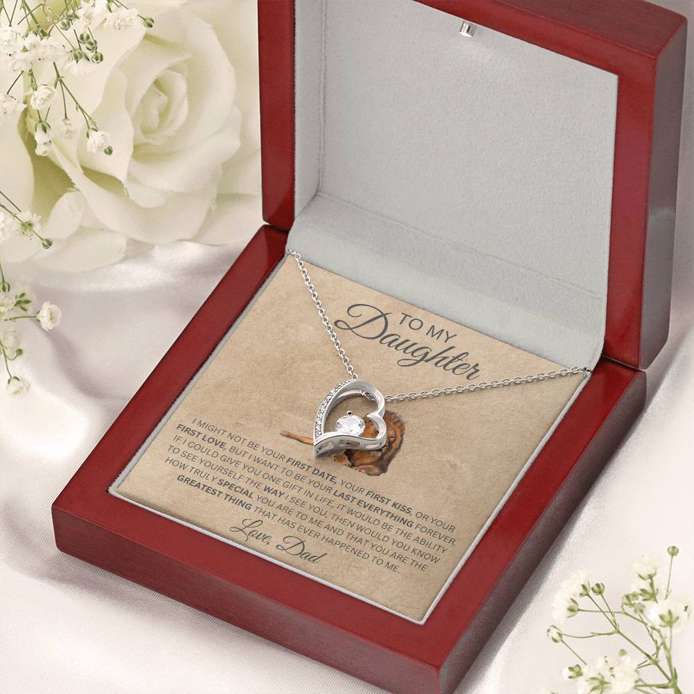 Forever Love Necklace Dad To My Daughter