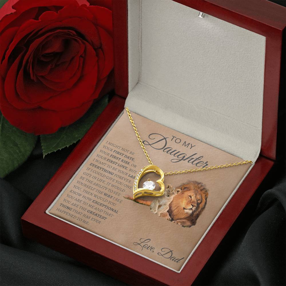Forever Love Necklace Dad To My Daughter