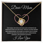 Love Knot Necklace Dear Mom