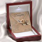 Interlocking Hearts Necklace Dad To My Daughter