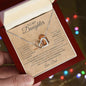 Interlocking Hearts Necklace Dad To My Daughter