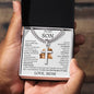 Cuban Link Chain with Artisan Cross Mom To My Son