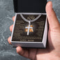 Cuban Link Chain with Artisan Cross Mom To My Son