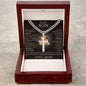 Cuban Link Chain with Artisan Cross Mom To My Son