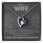 Forever Love Necklace To My Wife