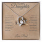 Forever Love Necklace Dad To My Daughter