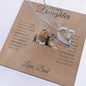 Forever Love Necklace Dad To My Daughter