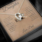 Forever Love Necklace Dad To My Daughter