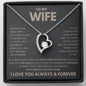 Forever Love Necklace To My Wife