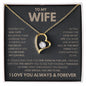 Forever Love Necklace To My Wife