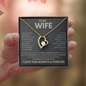 Forever Love Necklace To My Wife
