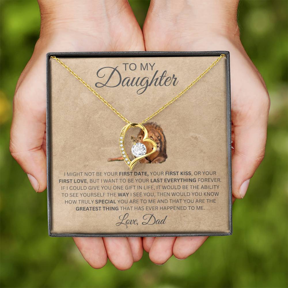 Forever Love Necklace Dad To My Daughter
