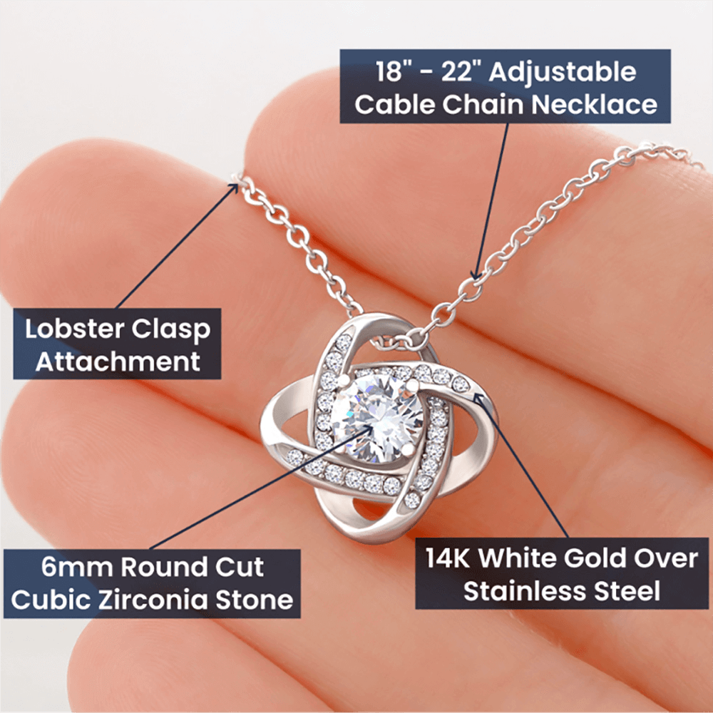 Never Should Have Hurt You | Love Knot Necklace