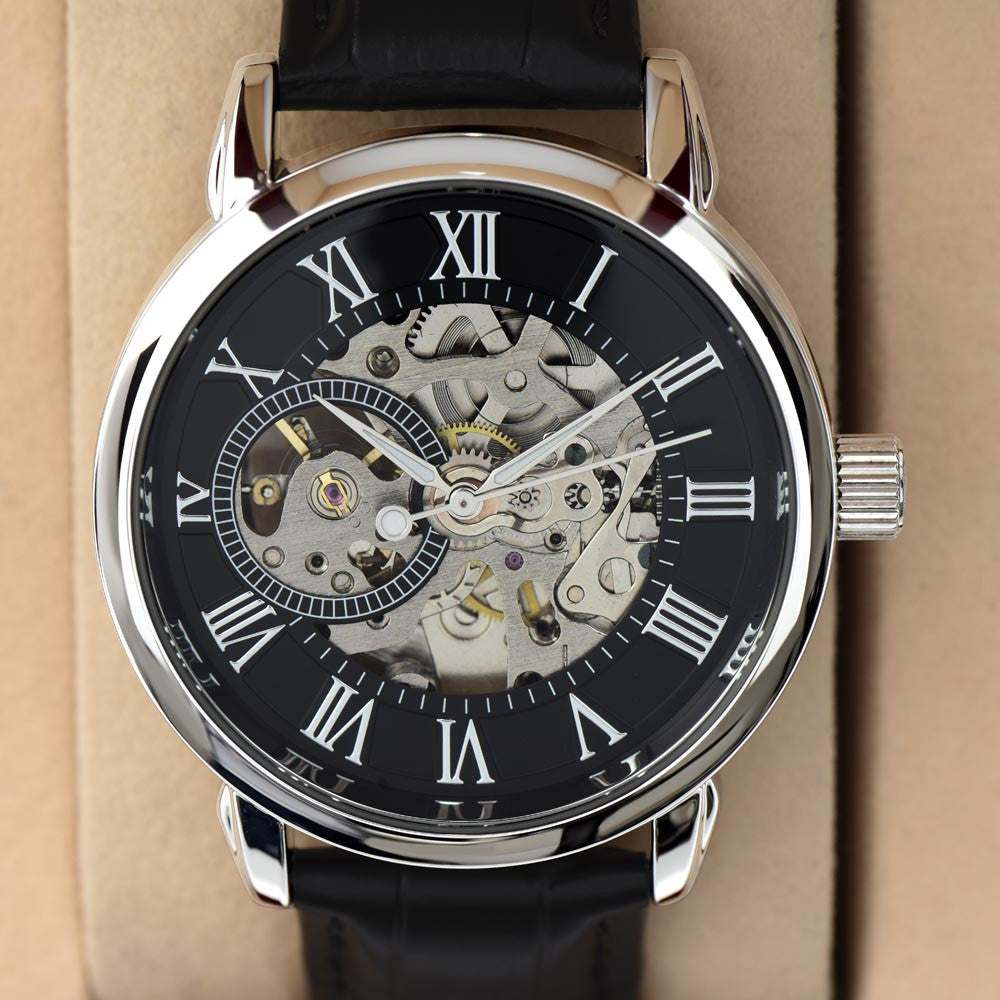 Personalized Men's Openwork Watch Meeting You Was  Destiny To My Husband
