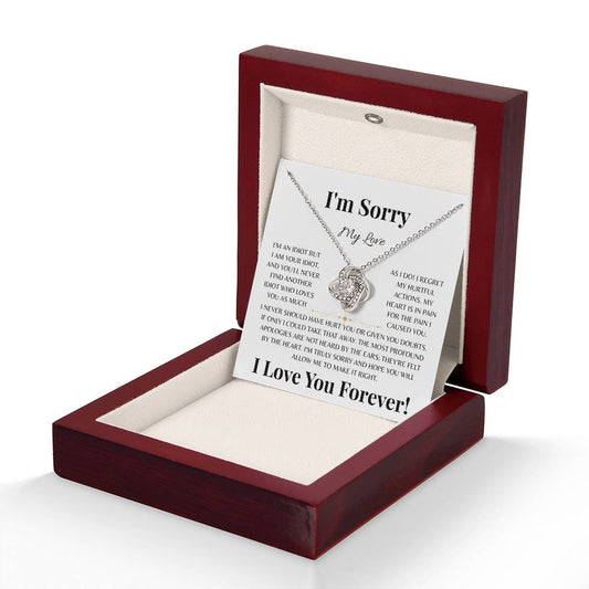 I'm Sorry My Love | Love Knot Necklace