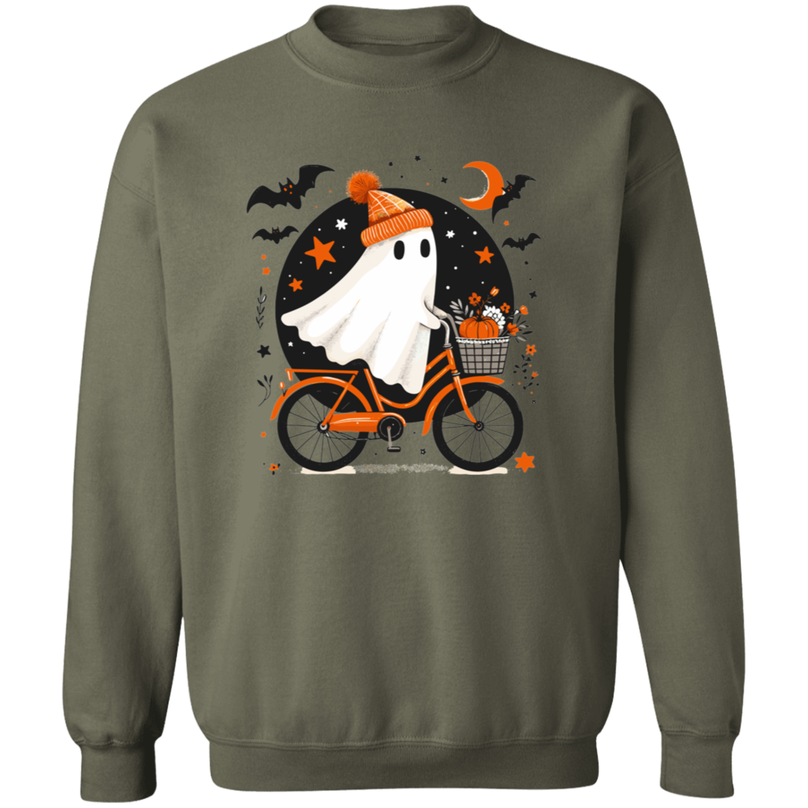 ghost Bike  Halloween  T-Shirt | Sweatshirt | Hodie
