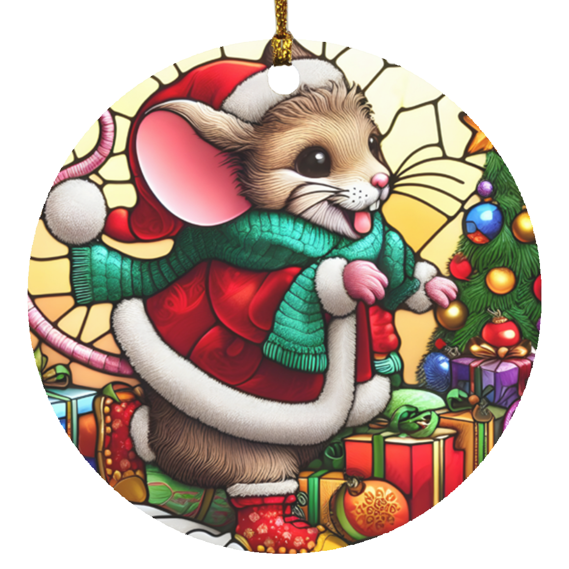 Santa Christmas Ornament