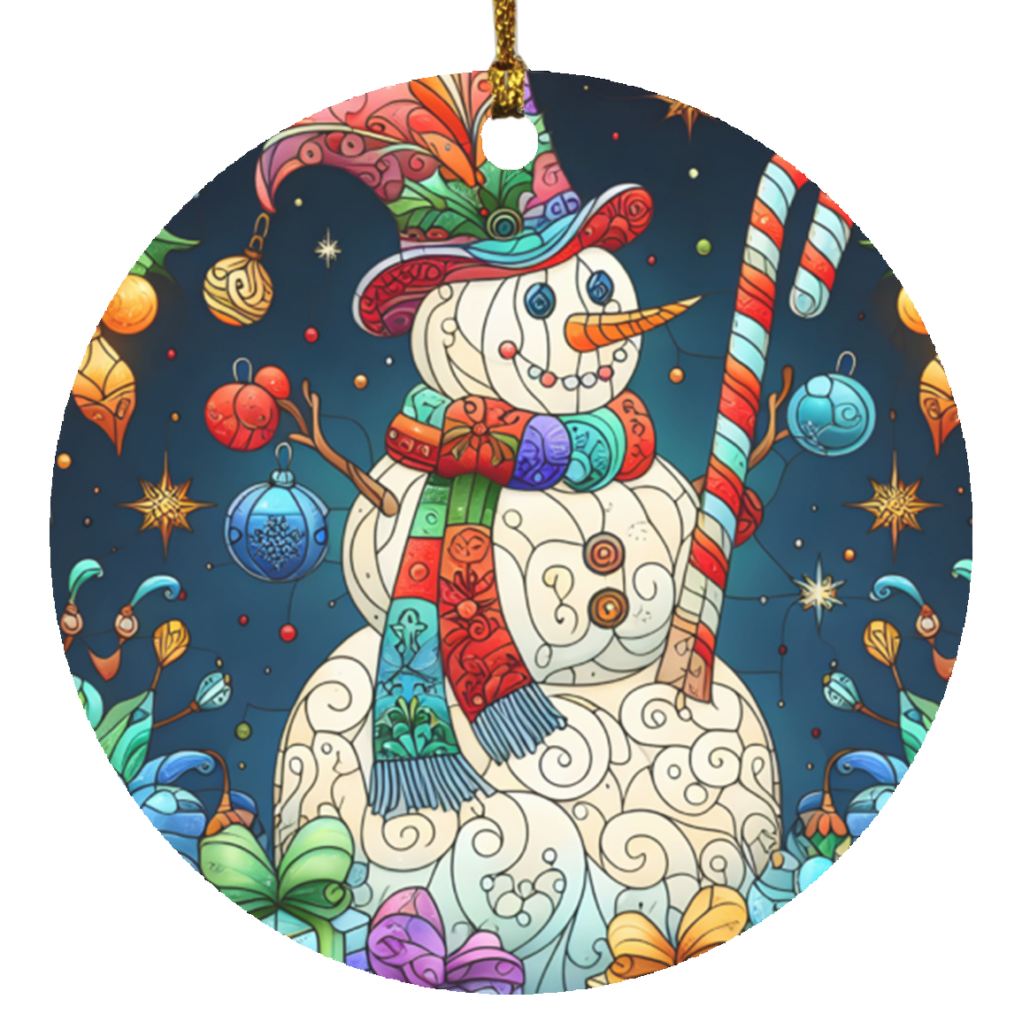 Santa Christmas Ornament