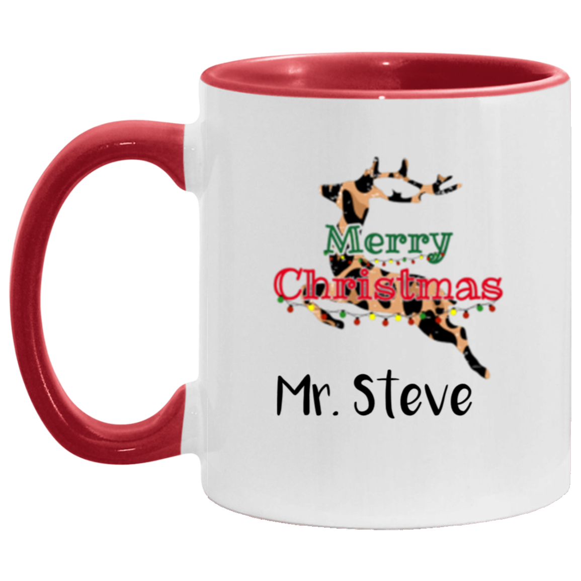 Personalized Merry Christmas 11OZ & 15 OZ Mugs