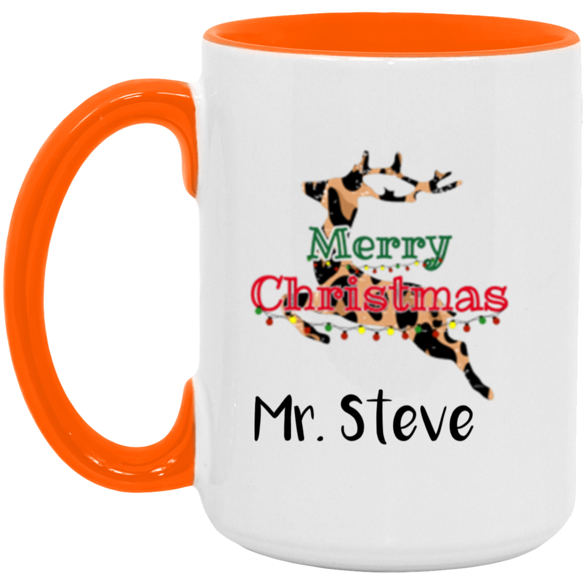 Personalized Merry Christmas 11OZ & 15 OZ Mugs