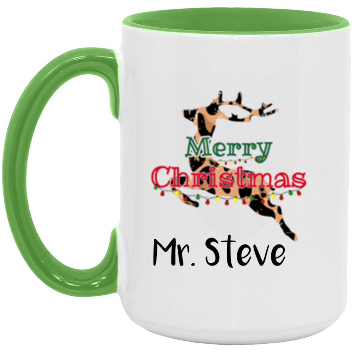 Personalized Merry Christmas 11OZ & 15 OZ Mugs