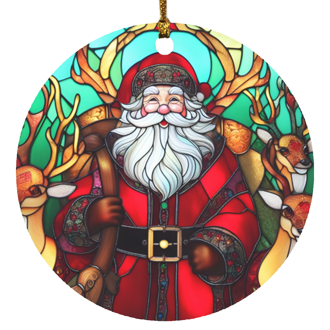 Santa Christmas Ornament