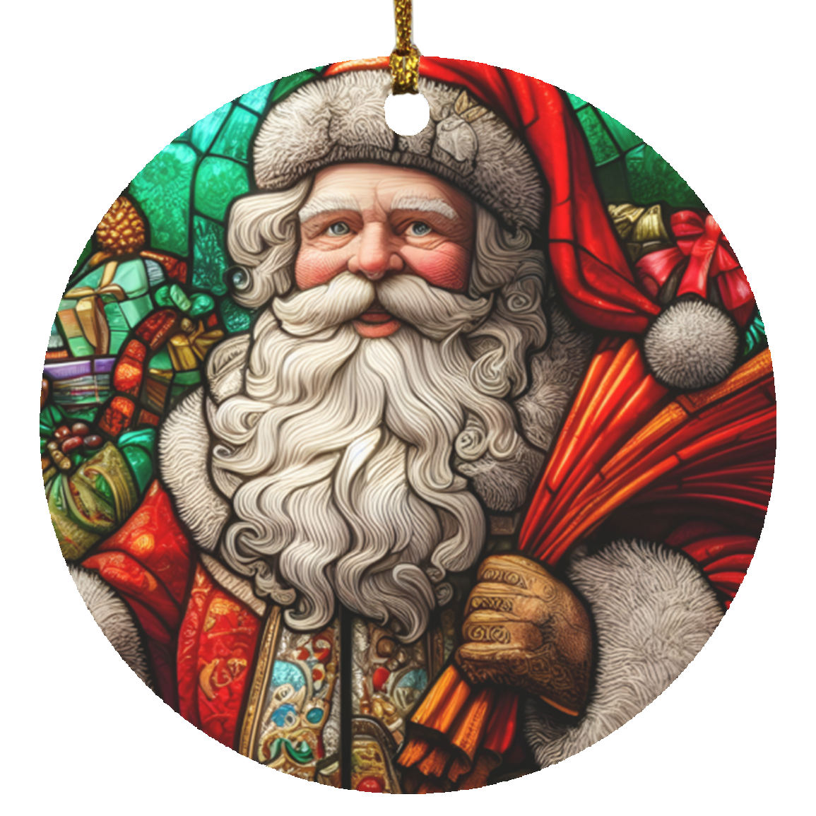 Santa Christmas Ornament