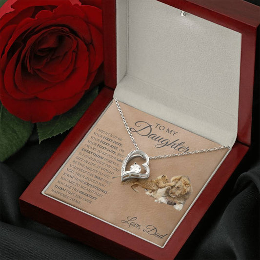 Forever love Necklace  Dad To My Daughter