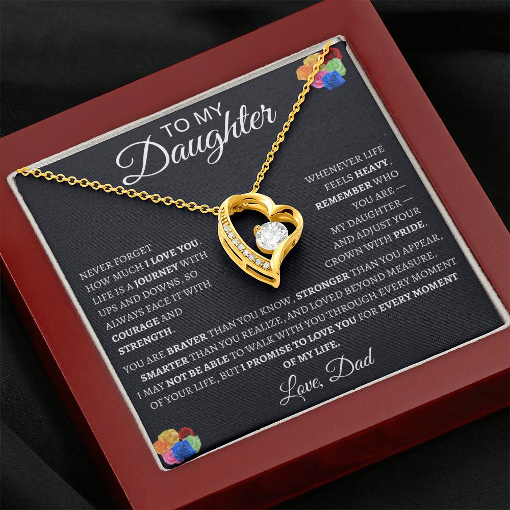 Forever Love Necklace  Dad To My Daughter