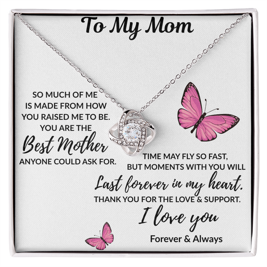 So Much Of Me Is Made Love Knot Necklace