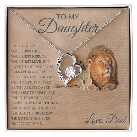 Forever Love Necklace  Dad To My Daughter