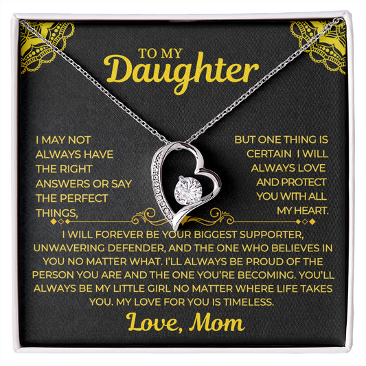 Forever Love Necklace Mom To My Daughter