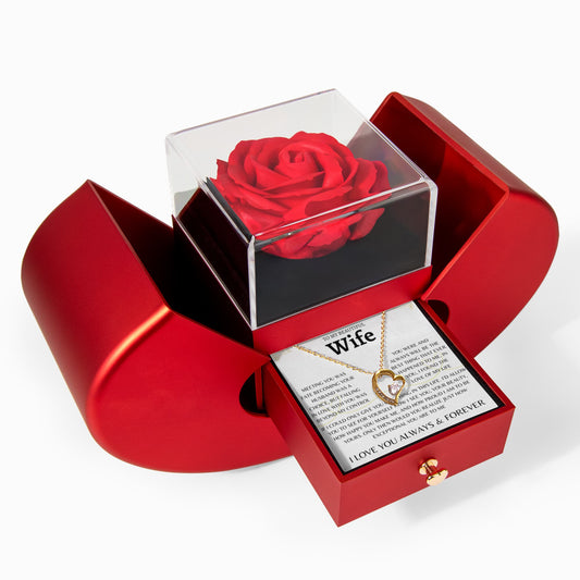 Meeting You Was Fate | Forever Love Necklace And Heart Gift Box