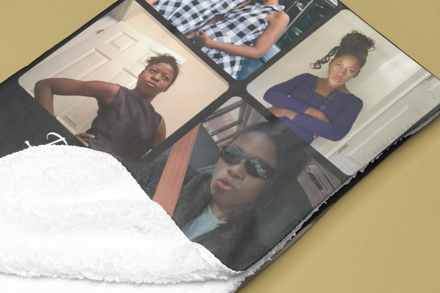 personalized Photo Blanket  I Love You