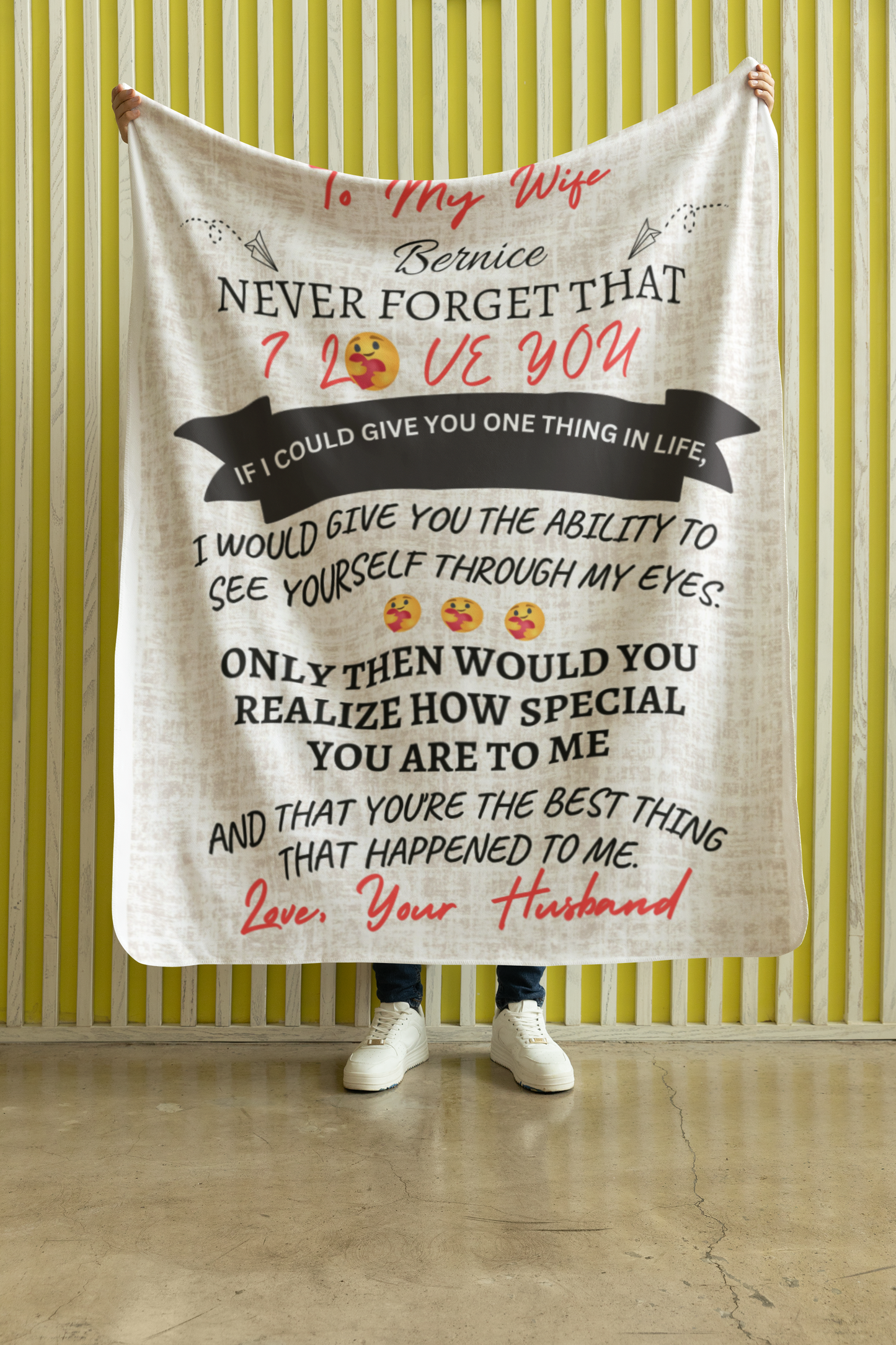 Personalized To My Wife Never Forget That I Love You